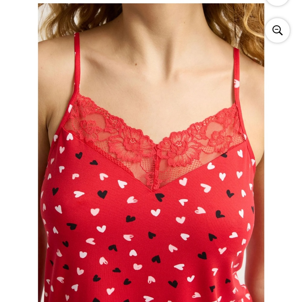 NWT large joyspun heart sleep shirt 1486